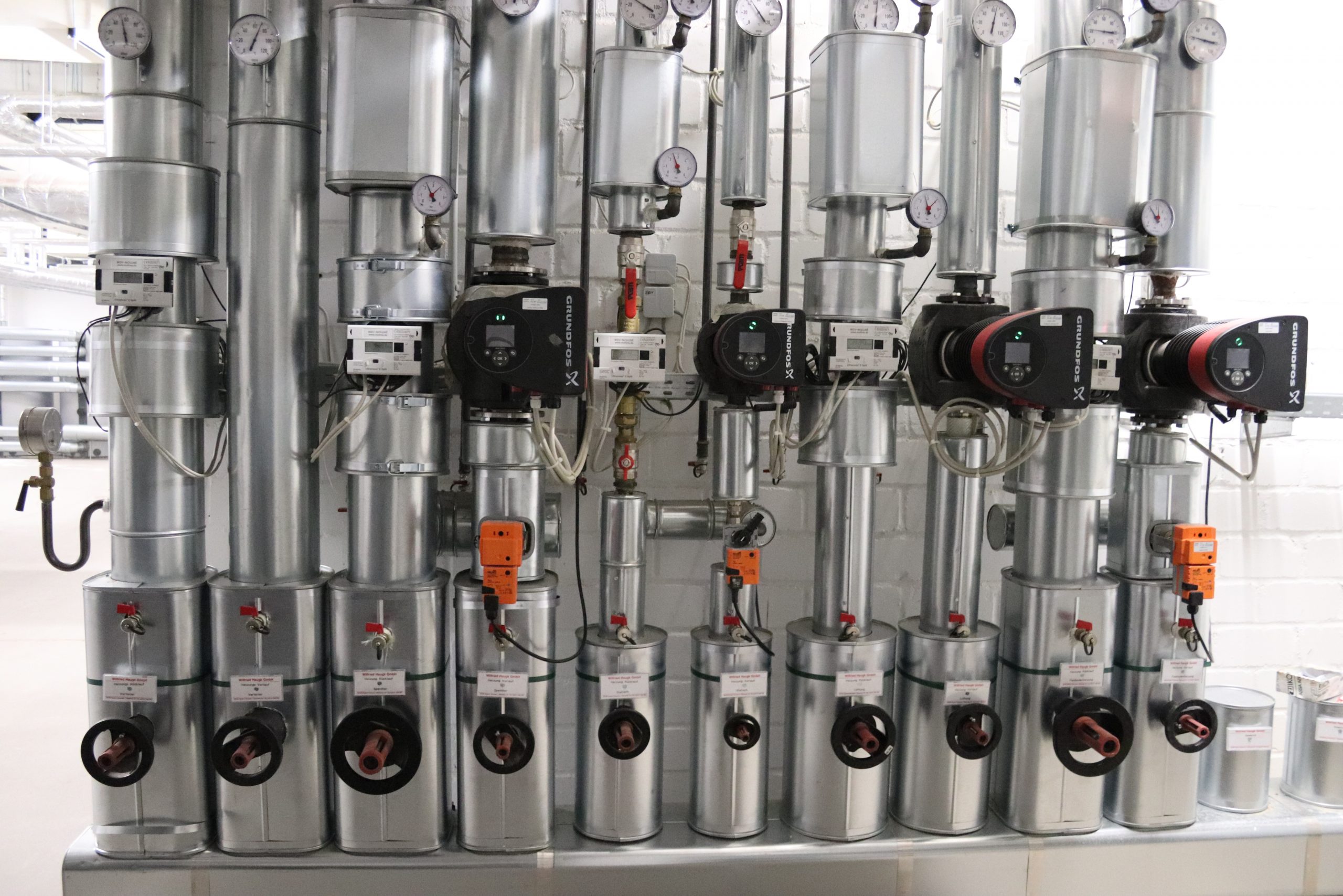 Analge der Technischen Gebäudeausrüstung (TGA) gewartet von VINCI Facilities